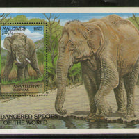 Maldives 1993 Asian Elephants Wildlife Animals M/s Sc 1866 MNH # 13260