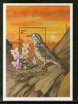 Nevis 1999 Oiseaux Grive gratte-sol Sc 1142 M/s MNH # 13277,