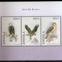 Angola 2000 Eagle Birds of Prey Wildlife Sc 1145 Sheetlet MNH # 13333