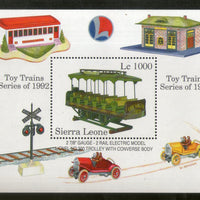 Sierra Leone 1992 Toy Trains Series Locomotive Transport M/s Sc 1552 MNH # 12547