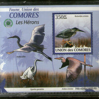 Comoro Islands 2009 Birds Wildlife Animals Fauna M/s MNH # 13353