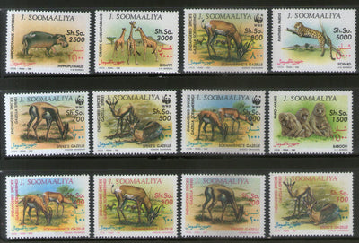 Somalia 1992 WWF Gazelles Endangered Wildlife Animals Fauna Sc 607-18 MNH # 1339