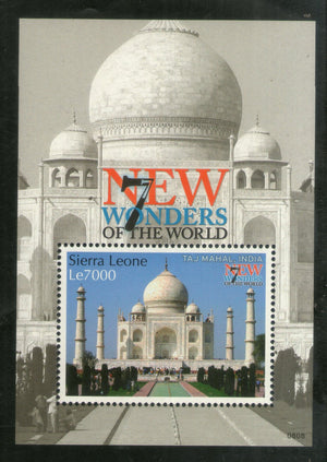 Sierra Leone 2008 Taj Mahal New 7 Wonders of World Sc 2916 M/s MNH # 13432