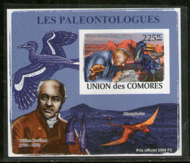 Comoro Islands 2009 Paleontologist Dinosaurs Wildlife Pre Historic Animals M/s MNH # 13526