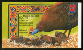 Namibie 1997 Salutation Pintade casquée Poule Oiseaux Sc 845a Carnet de timbres n° 13534