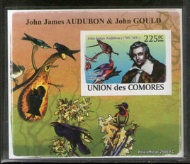 Comoro Islands 2009 Audubon Birds Wildlife Animals Fauna M/s MNH # 13541