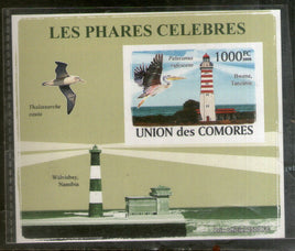 Comoro Islands 2008 Lighthouse Birds Wildlife Animals M/s MNH # 13557