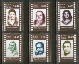 Sri Lanka 2012 Cinéma Personnalités du cinéma Acteur Sc 1819-24 MNH # 1412