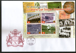 Guyana 2005 World Cup Football Soccer Sport  Sc 3923 Sheetlet FDC # 15003