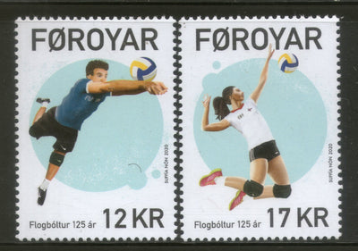 Faroe Islands 2020 Volleyball Sport Player 2v MNH # 1500