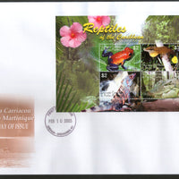 Grenada 2005 Reptiles & Amphibians Frog Lizard Sc 2653 Sheetlet FDC # 15040