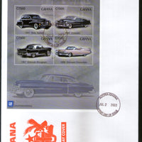Ghana 2003 Cadillac Motor Car Automobile Sc 2377 Sheetlet FDC # 15084