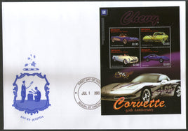 St. Vincent Bequia 2003 Corvette Motor Car Automobile Sc 319 Sheetlet FDC # 15090