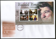 Grenada 2004 US President Ronald Regan Sc 2573 Sheetlet FDC # 15152
