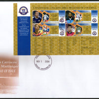 Grenada 2004 FIFA World Cup Football Soccer Sport  Sc 2550 Sheetlet FDC # 15162