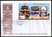 Gambia 2005 Taipei Philatelic Exhibition President Palace Sc 2969 Sheetlet FDC # 15251
