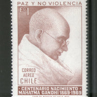 Chile 1969 Mahatma Gandhi of India Apostle of Non Violence MNH # 1544A