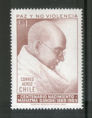 Chile 1969 Mahatma Gandhi of India Apostle of Non Violence MNH # 1544A