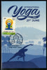 India 2021 International Yoga Day Health Fitness Max Card # 16015