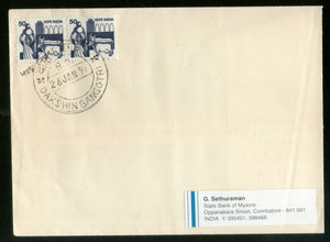 India 1991 Antarctica 10th Scientific Expedition Cover Maitri P.O Cancel #16033A