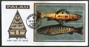 Palau 2000 Trout Fishes Marine Life Animals Sc 573 M/s FDC # 16137