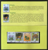 India 2000 ASIANA Natural Heritage of Manipur & Tripura Wildlife Flora Deer Presentation Pack # 16152