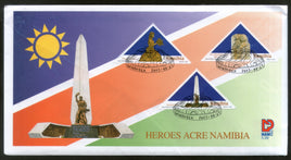 Namibia 2003 Heroes Acre Monuments with Inspiration Odd Shap Stamps FDC # 16183