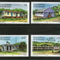 St. Vincent Grenadines 1984 Canouan Architecture SPECIMEN Sc 433-36 MNH # 161 - Phil India Stamps