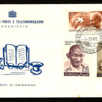 Somalia 1969 Mahatma Gandhi of India Non Violence Sc 350-52 FDC # 16270