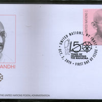 United Nations 2019 Mahatma Gandhi of India 150th Birth Anniversary 1v FDC # 16317
