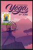 India 2021 International Yoga Day Health Fitness Max Card # 16340
