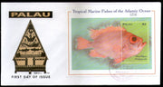 Palau 2000 Short Big eye Fishes Marine Life Animals Sc 590 M/s FDC # 16366