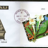 Palau 2002 Flower Tree Plant Flora Sc 677 M/s FDC # 16414