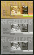 Bulgaria 2020 Mahatma Gandhi of India 150th Birth Anniversary Set of 3 M/s MNH # 1644