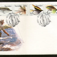 Transkei 1981 Dragonflies Insect Fishing Files Fish Marine Life FDC # 16512