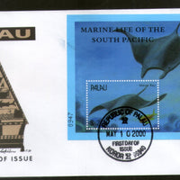 Palau 2000 Mantra Ray Fishes Marine Life Animals Sc 567 M/s FDC # 16613