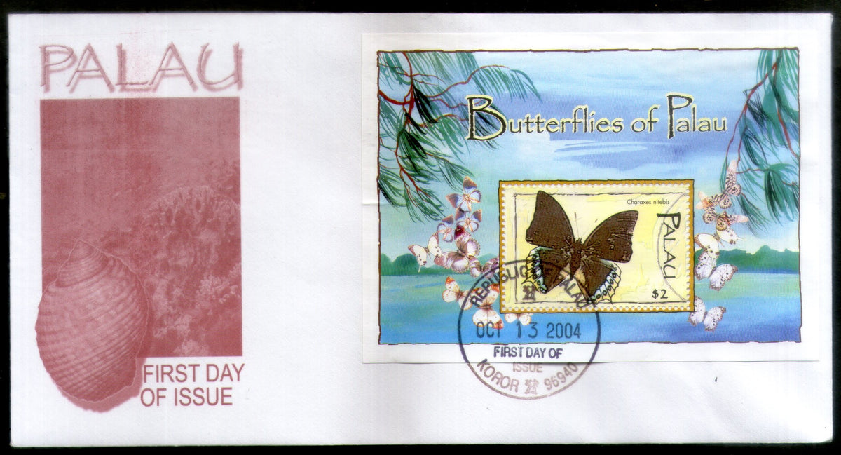 Palau 2004 Butterfly Moths Insect Wildlife Animal Fauna Sc 790 M/s FDC ...