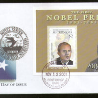 Micronesia 2001 Chemistry Nobel Prize Winner Sc 471 M/s FDC # 16621
