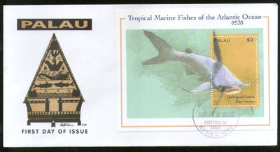 Palau 2000 Gaff-topsail Catfish Fishes Marine Life Animals Sc 591 M/s FDC # 16639