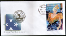 Micronesia 2001 Paintings by Toulouse Lautrec Art Sc 440 M/s FDC # 16846