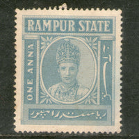 India Fiscal Rampur State 1an Receipts Revenue Court Fee Stamp Type 22 KM 221 # 1684