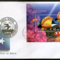 Micronesia 2000 Coral Butterfly Fishes Marine Life Animals Sc 401 M/s FDC # 16857