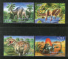 Central African Rep. 2001 Dinosaurs Pre Historic Animals Sc 1430-33 MNH # 1700