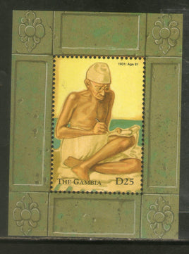Gambia 1998 Mahatma Gandhi of India Sc 2063 M/s MNH # 2191