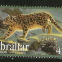 Gibraltar 2012 Snow Leopard Wildlife Endangered Animal Sc 1357 MNH # 173