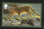 Gibraltar 2012 Snow Leopard Wildlife Endangered Animal Sc 1357 MNH # 173