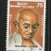 Sri Lanka 1988 Mahatma Gandhi of India Sc 888 Fine Used # 1792