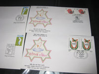 India 1997 Athletics Sports Wheel Ball Games NGPEX Banglore 7 diff. Special Covers # 18066