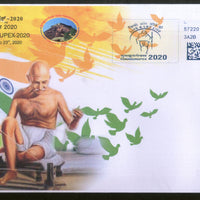 India 2020 Mahatma Gandhi Meter Franking Tumkurpex Special Cover # 18144