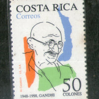 Costa Rica 1998 Mahatma Gandhi of India 1v MNH # 1830A